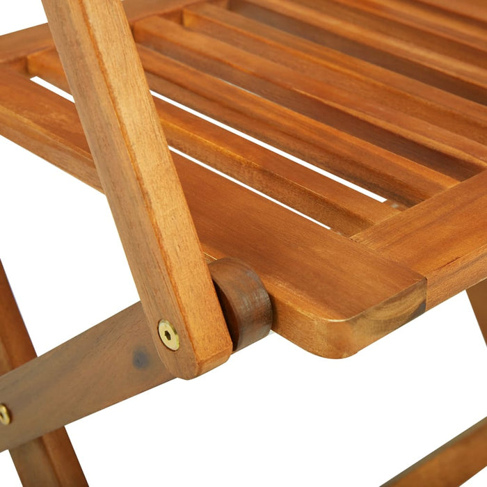 Set mobilier de grădină 11 piese 220x90x75cm, lemn masiv acacia WALTI