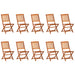 Set mobilier de grădină 11 piese 280x90x75cm, lemn masiv acacia - WALTI WALTI