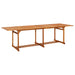 Set mobilier de grădină 13 piese 280x90x75cm, lemn masiv acacia - WALTI WALTI