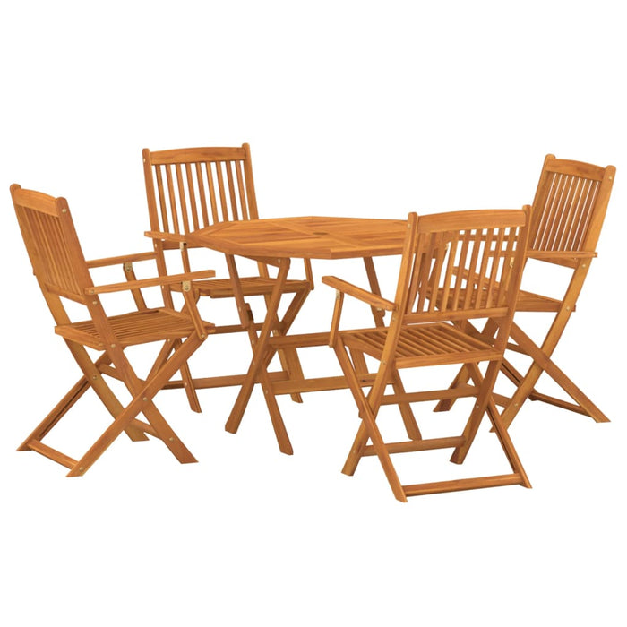 Set mobilier de grădină, 5 piese, lemn masiv de acacia WALTI
