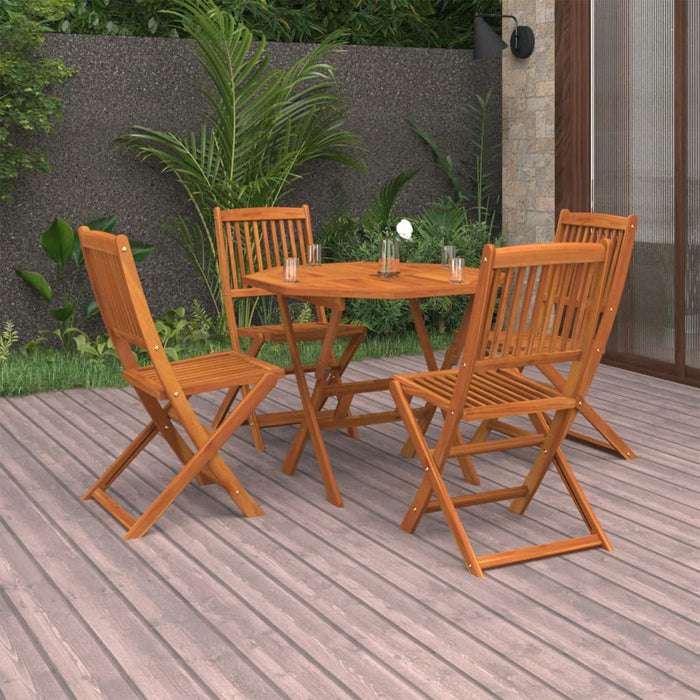 Set mobilier de grădină, 5 piese, lemn masiv de acacia - WALTI WALTI