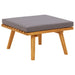 Set mobilier de grădină cu perne, 6 piese, lemn masiv acacia - WALTI WALTI