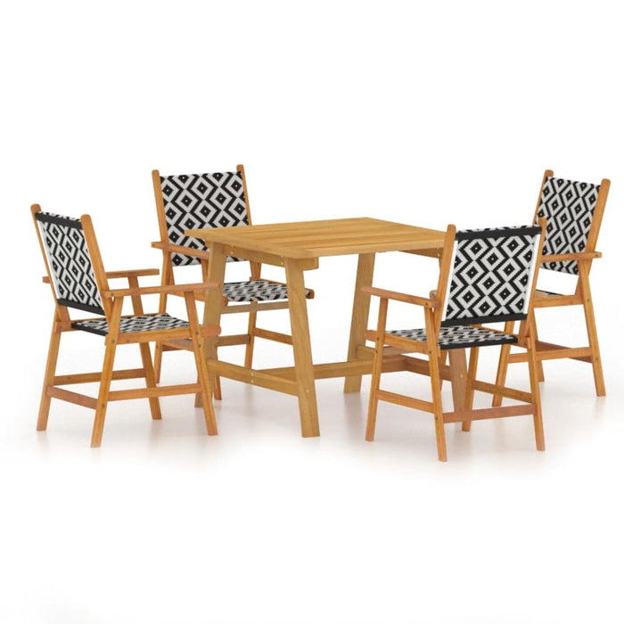 Set mobilier de grădină, 5 piese, lemn masiv de acacia - WALTI WALTI