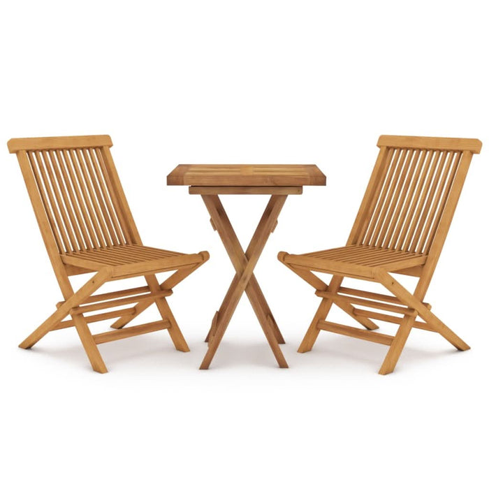 Set mobilier de grădină, 3 piese, lemn masiv de tec - WALTI WALTI