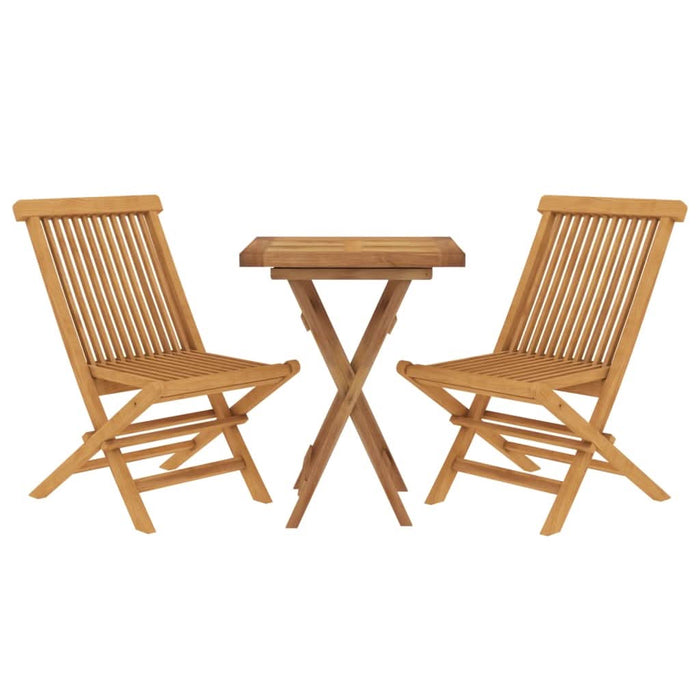 Set mobilier de grădină, 3 piese, lemn masiv de tec - WALTI WALTI
