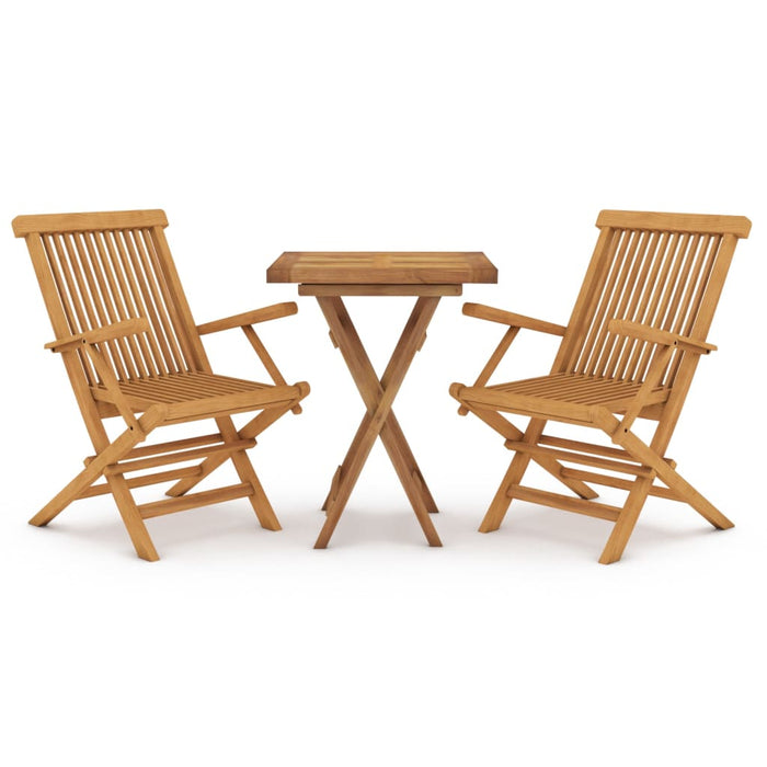 Set mobilier de grădină, 3 piese, lemn masiv de tec - WALTI WALTI