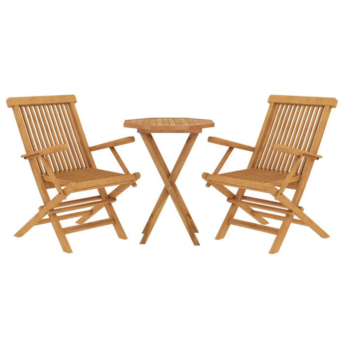 Set mobilier de grădină, 3 piese, lemn masiv de tec - WALTI WALTI