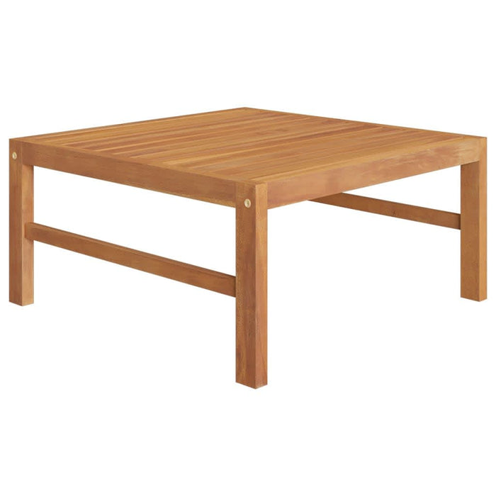 Set mobilier grădină cu perne gri, 4 piese, lemn masiv de tec WALTI