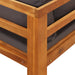 Set mobilier grădină perne gri închis, 5 piese, lemn acacia - WALTI WALTI