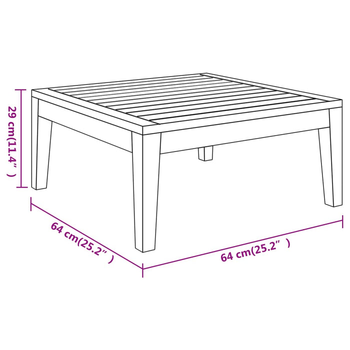 Set mobilier grădină perne gri închis, 5 piese, lemn acacia - WALTI WALTI