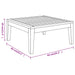 Set mobilier grădină perne gri închis, 5 piese, lemn acacia - WALTI WALTI
