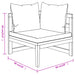 Set mobilier grădină perne alb/crem, 3 piese, lemn masiv acacia - WALTI WALTI