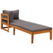 Set mobilier grădină cu perne gri închis, 3 piese, lemn acacia - WALTI WALTI