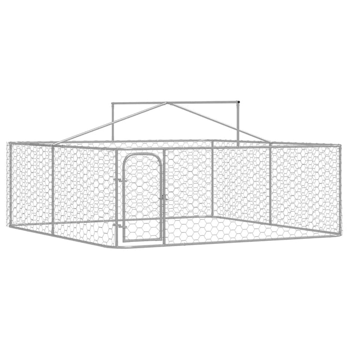 Padoc pentru câini de exterior, cu acoperiș, 300x300x150 cm - WALTI WALTI