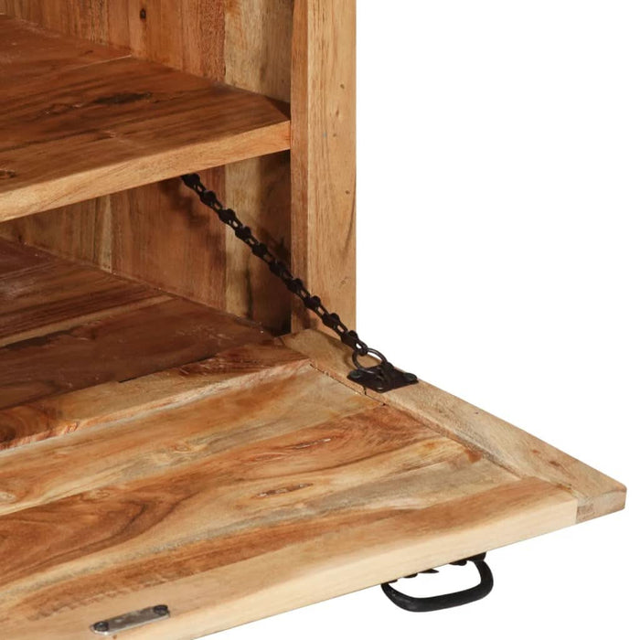 Bancă de depozitare pantofi, 85x40x45 cm, lemn masiv de acacia - WALTI WALTI