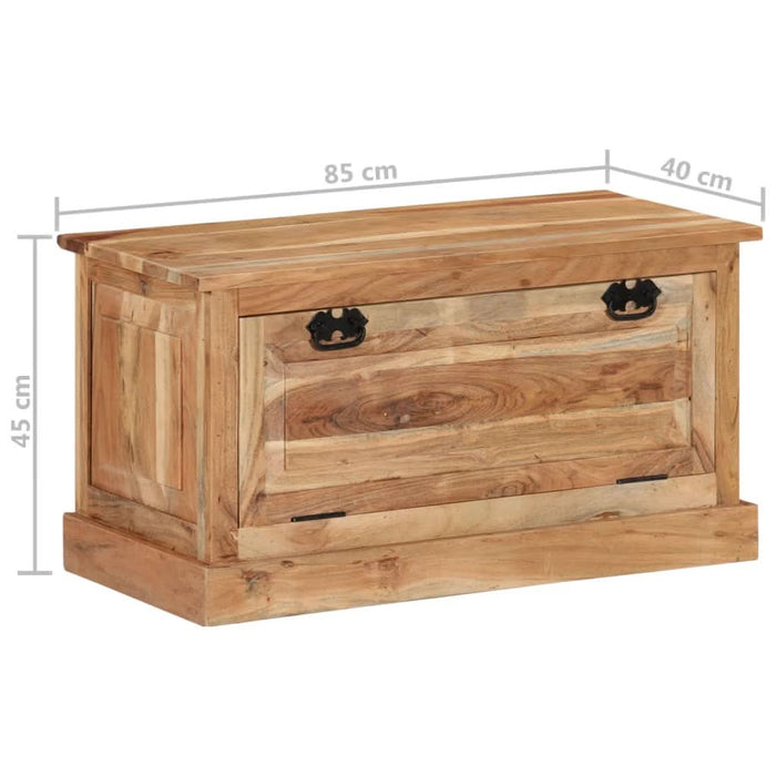 Bancă de depozitare pantofi, 85x40x45 cm, lemn masiv de acacia - WALTI WALTI