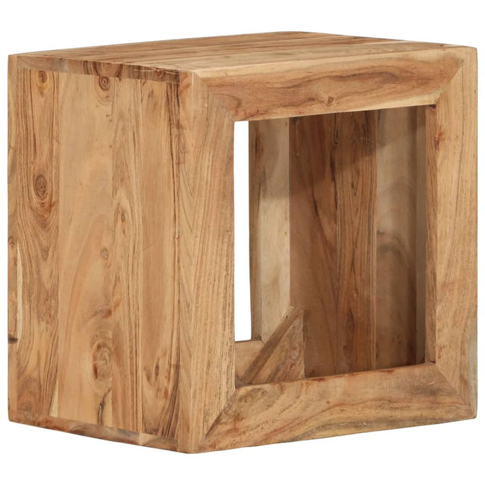 Taburet, 40x30x40 cm, lemn masiv de acacia - WALTI WALTI
