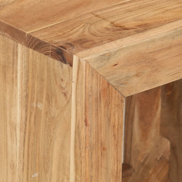 Taburet, 40x30x40 cm, lemn masiv de acacia - WALTI WALTI