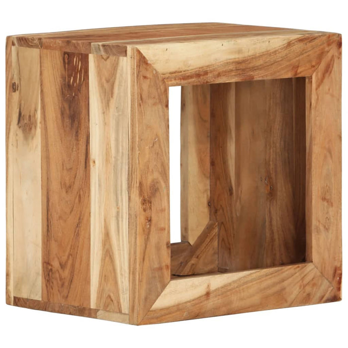 Taburet, 40x30x40 cm, lemn masiv de acacia - WALTI WALTI