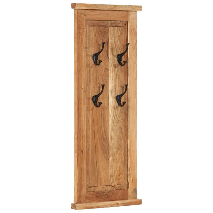 Cuiere de haine, 2 buc., 38x100 cm, lemn masiv de acacia - WALTI WALTI