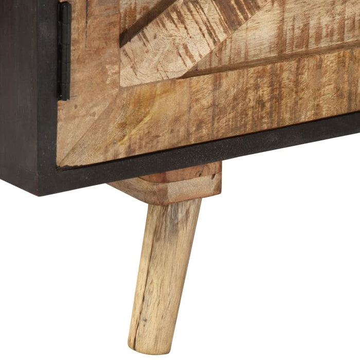 Comodă TV, 140x30x46 cm, lemn mango nefinisat/lemn masiv acacia - WALTI WALTI