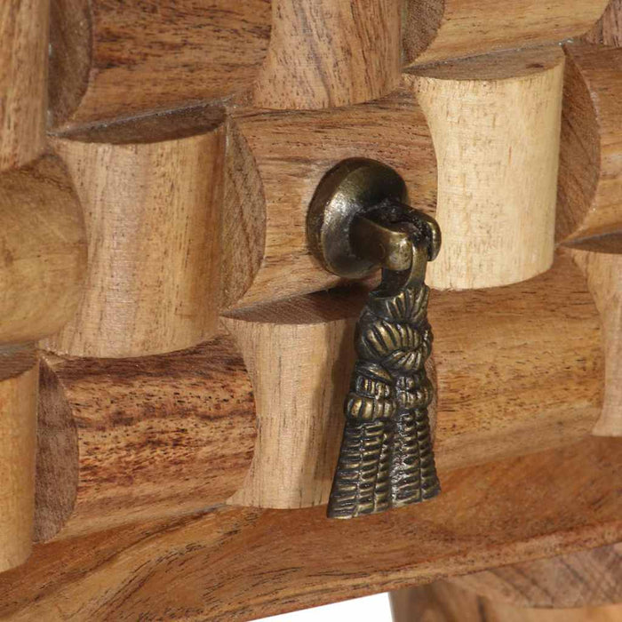 Birou de scris, 110x50x76 cm, lemn masiv de acacia - WALTI WALTI