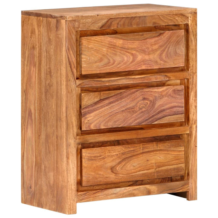 Dulap cu sertar 60x33x75 cm, lemn masiv de acacia WALTI