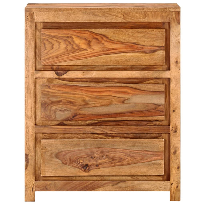 Dulap cu sertar 60x33x75 cm, lemn masiv de acacia WALTI