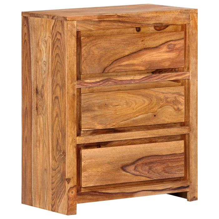 Dulap cu sertar 60x33x75 cm, lemn masiv de acacia WALTI