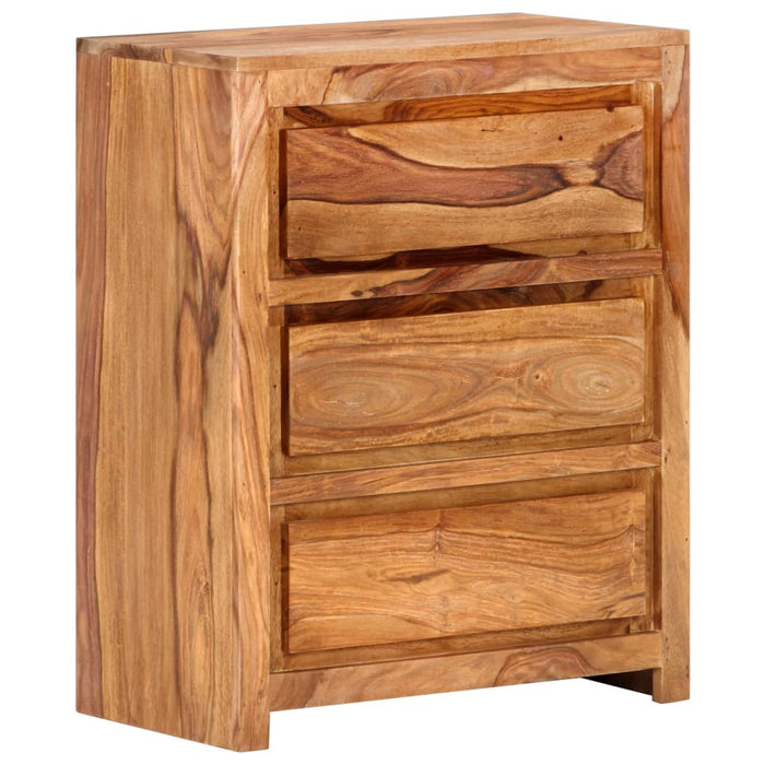 Dulap cu sertar 60x33x75 cm, lemn masiv de acacia WALTI