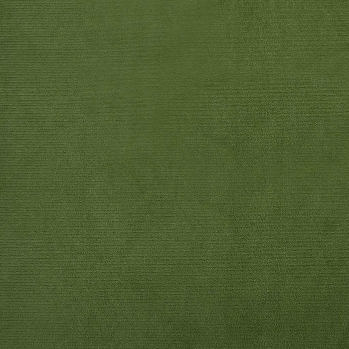 Canapea extensibilă cu taburet, 2 locuri, verde deschis catifea WALTI