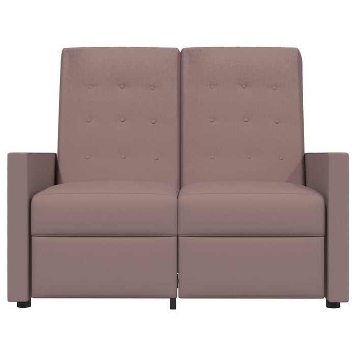 Fotoliu rabatabil cu 2 locuri, gri taupe, material textil WALTI