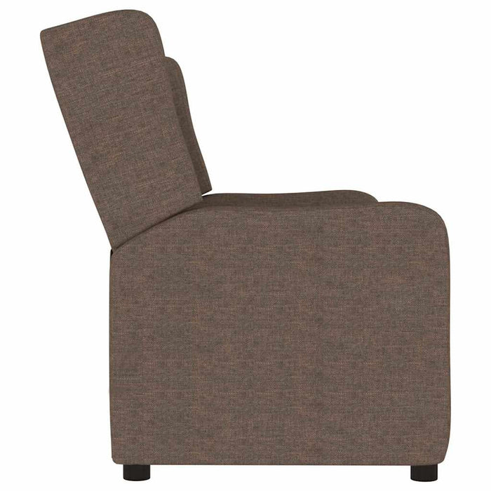 Fotoliu rabatabil cu 3 locuri, gri taupe, material textil WALTI