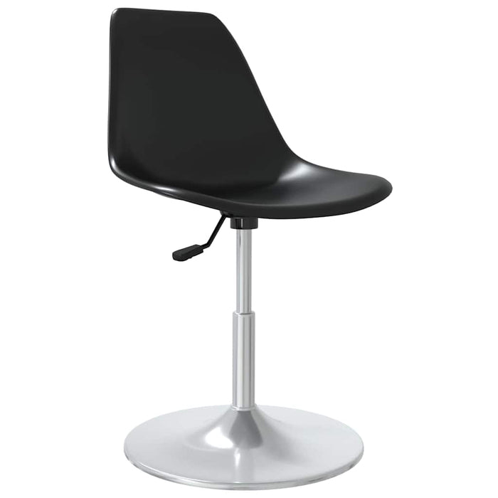 Scaune de bucătărie pivotante, 6 buc., negru, PP WALTI
