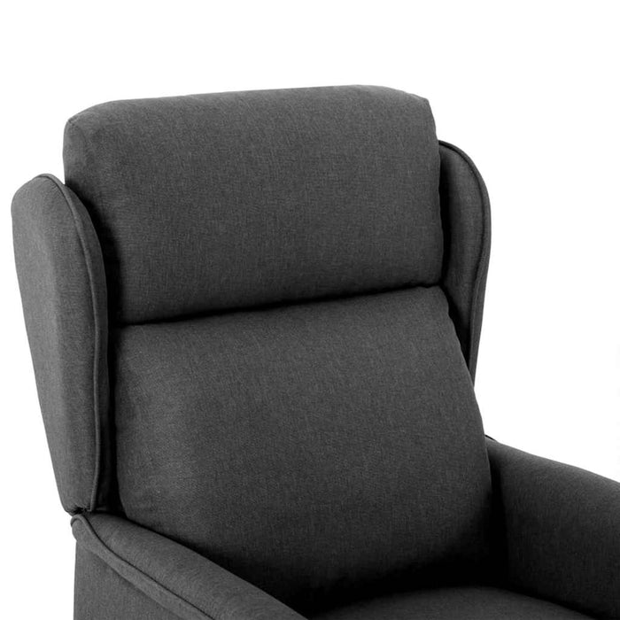 Fotoliu recliner Gri închis 67.5 x 93.5 x 101.5 cm țesătură - WALTI WALTI