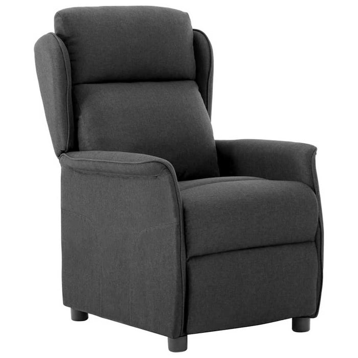 Fotoliu recliner Gri închis 67.5 x 93.5 x 101.5 cm țesătură - WALTI WALTI