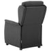 Fotoliu recliner Gri închis 67.5 x 93.5 x 101.5 cm țesătură - WALTI WALTI