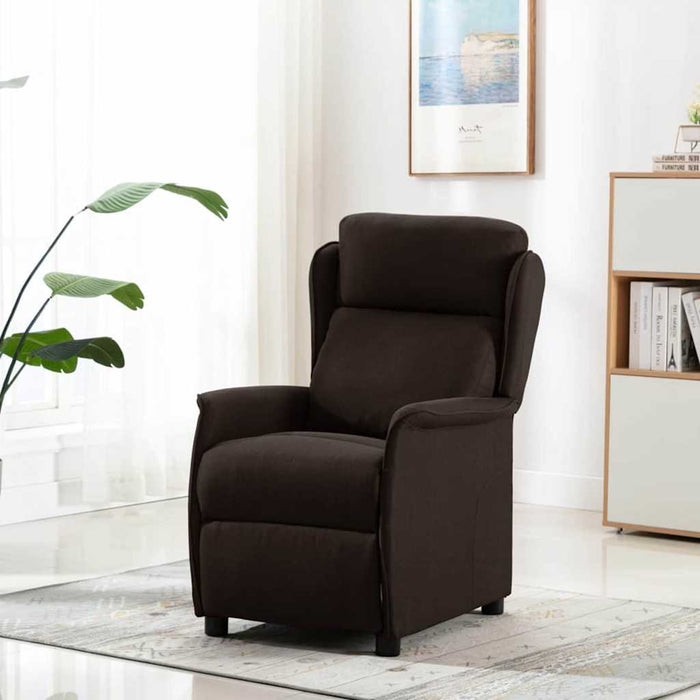 Fotoliu recliner Maro închis 67.5 x 93.5 x 101.5 cm țesătură - WALTI WALTI