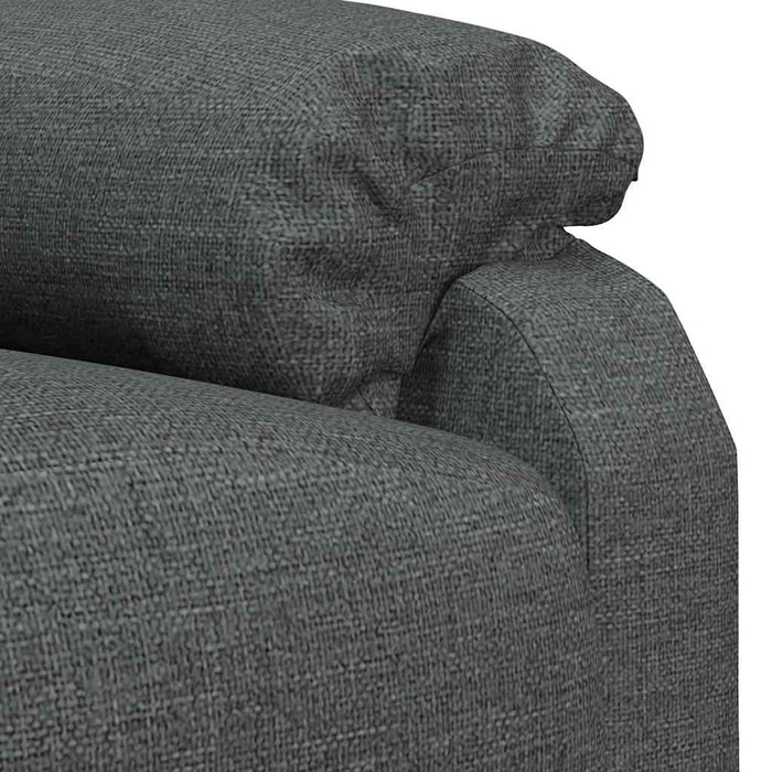 Fotoliu rabatabil, gri închis, material textil - WALTI WALTI