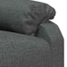 Fotoliu rabatabil, gri închis, material textil - WALTI WALTI