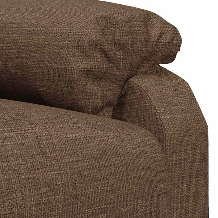 Fotoliu rabatabil, maro, material textil - WALTI WALTI
