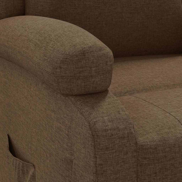 Fotoliu rabatabil, maro, material textil - WALTI WALTI