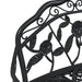 Bancă de grădină, negru, 100 cm, aluminiu turnat - WALTI WALTI