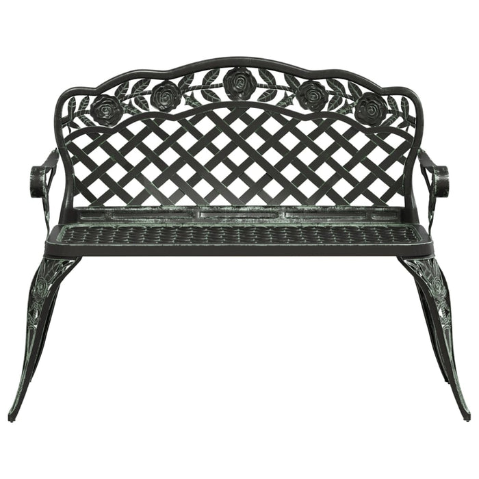 Bancă de grădină, verde, 108 cm, aluminiu turnat - WALTI WALTI