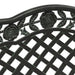 Bancă de grădină, verde, 108 cm, aluminiu turnat - WALTI WALTI