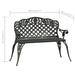 Bancă de grădină, verde, 108 cm, aluminiu turnat - WALTI WALTI