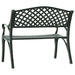 Bancă de grădină, verde, 102 cm, aluminiu turnat - WALTI WALTI