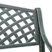 Bancă de grădină, verde, 102 cm, aluminiu turnat - WALTI WALTI