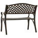 Bancă de grădină, bronz, 102 cm, aluminiu turnat - WALTI WALTI