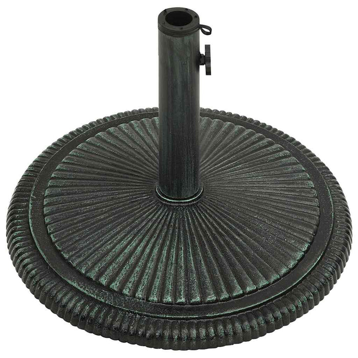Bază de umbrelă, verde, 45x45x30, fontă - WALTI WALTI